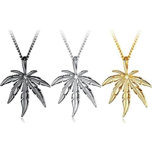 9Pcs Women Men Maple Leaf Choker Pendant Necklace Engagement Fashion Jewelry Accessories C-16