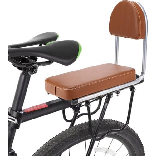 Bike Rear Seat Kid Bicycle Bike Rear Handrail Armrest Child Carrier Bike Back SeatSoft Cushion Rear Rack Seat Children Seat