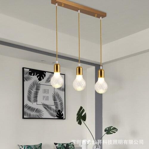 Industrial light fixture glass for kitchen diamond pendant lamp lamparas de techo nordic decoration home ventilador de techo