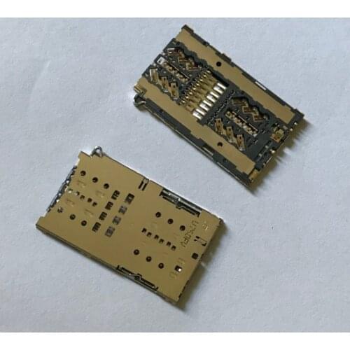 10PCS Sim Card Reader connector socket slot module Holder Tray for Samsung S7 G930F S7 Edge G935F S8 Plus S9 S10 Plus S10E