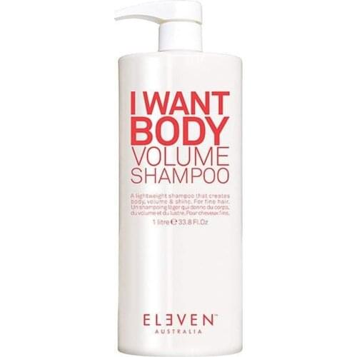 Eleven I Want Body Volume Shampoo 1000ml professional CHAMPU for Body Volume and strength