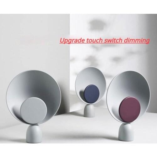 Nordic Bedroom Table Lamp Danish Childrens Room Living Room Study Office Bedside Lamp Touch Dimming Table Lamp Led Kids Desk