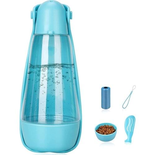 Dog Water Bottle Portable Foldable Dog Water Dispenser For Outdoor Walking, Hiking And Travel Multifunction Lightweight-ABUX