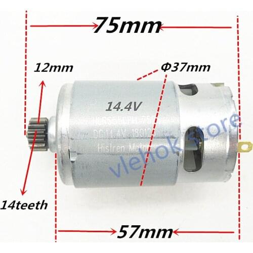 14 Teeth 14.4V Motor Replace For BOSCH GSR14.4-2 Cordless Drill Driver Batt-Oper Screwdriver electrical Power tools