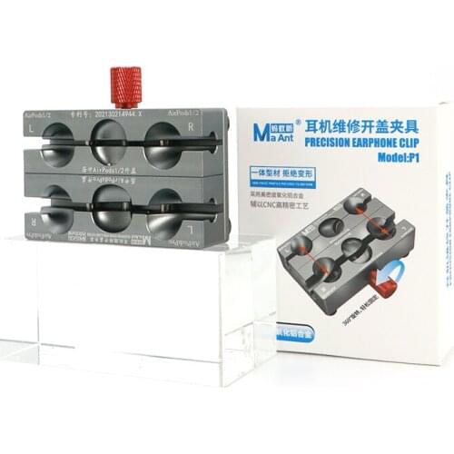 MaAnt P1 Steel Universal Earphone Clip Fixture Mold for Airpods Pro 1 2 Headphone Repair Holder Clamp Alignment Fixing Fixture