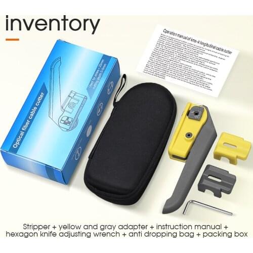 KMS-K Optical Fiber Tool Optical Cable Sheath Slitter Longitudinal Cable Jacket Slitter KMS-K Cable stripper FREE SHIPPING
