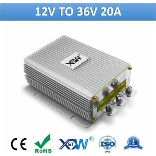 XWST DC to DC 12v to 36v Step Up Boost Transformer 20A 30A 540W 720W Power Supply Aluminum 36volt Power Voltage Regulator