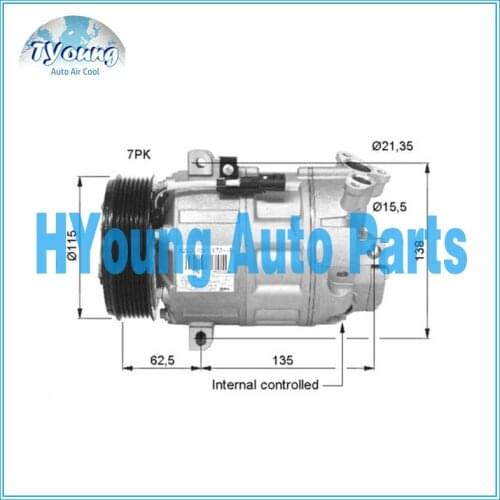 Z0008804C 8200454172 auto ac compressor for Renault Trafic Nissan Qashcai