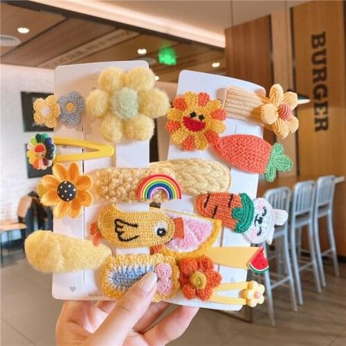 Korean Version Of Autumn And Winter Childrens Hairpin Baby Cute Girl Fruit Headdress
