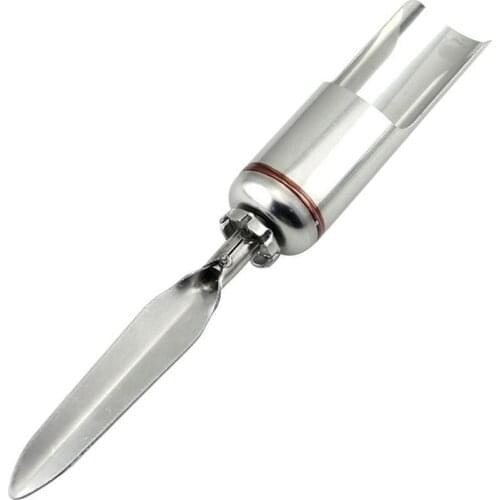 1PCS Fishing Rod Holder Steel Cylindrical Rod Holder Hand Throwing Holder Sea Ground Rod Insert Rod M4X3