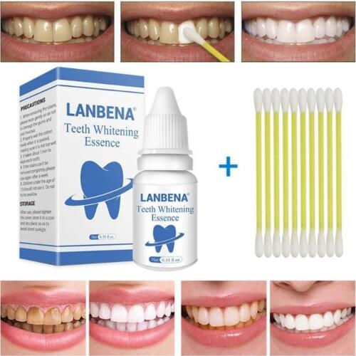 10ml Teeth Whitening Essence Powder Oral Hygiene Cleaning Serum Removes Plaque Stains Tooth Bleaching Dental Tools Toothpaste