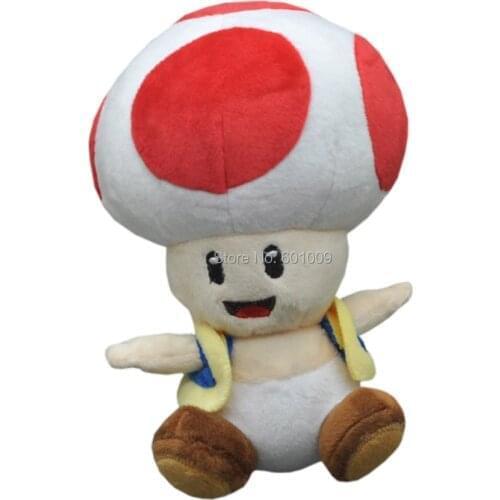 10/Lot Mushroom 7" Plush Doll Stuffed Toy