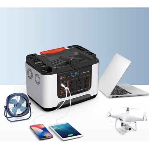 110V/220V/120V/230V 700W Power Station Portable Usb Type C 220V Pd 648WH Power Supply With Battery Backup