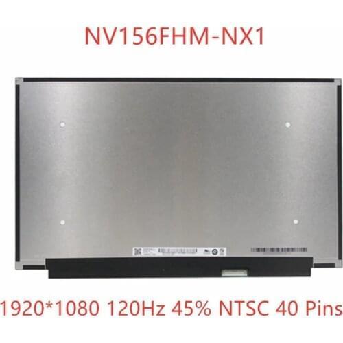 15.6 inch IPS NV156FHM-NX1 LCD Display Screen Matrix replaceement 40 Pins120HZ FHD For Lenovo ideapad Gaming 3-15IMH05 3-15ARH05