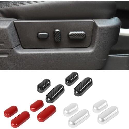 ABS Electric Seat Adjustment Switch Button Cover Trim for Ford F150 2009-2014 Car Decorative Accessories