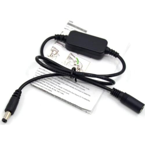 12V 24V car charger+step-down cable 8V for ACK-E6 AC-PW20 NP-FW50 DMW-DCC3 BLB13 DR-E6 LP-E6 DR-400 BP-511 DR-E18 dummy battery