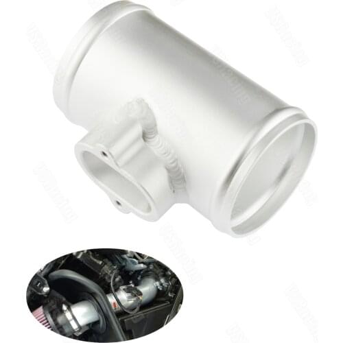 Car Aluminium Mass Air Flow Sensor Adapter MAF Air Intake Mount For CHEVROLET CRUZE OPEL ASTRA Air Intake Meter Mount 70mm