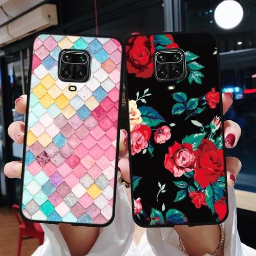 For Xiaomi Redmi Note 9S 8T 8 7 9 Pro Max 7a 8a 10X Flower Case For Xiaomi Mi Note 10 Lite Mi 10 9T 9 A3 Poco F2 Pro Cases Cover