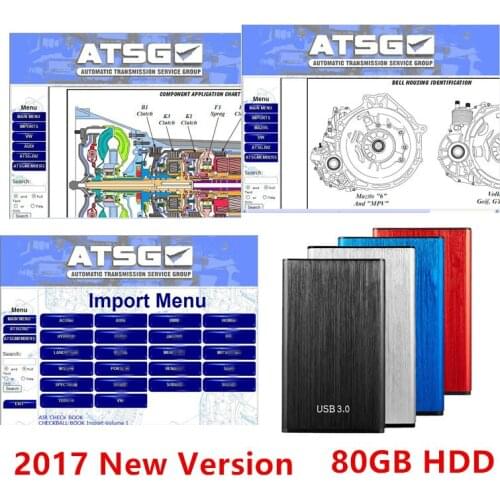 Hot selling atsg 2017 transmission repair manuals auto repair software ATSG in CD or 80gb HDD Diagnostic software ATSG Harddisk
