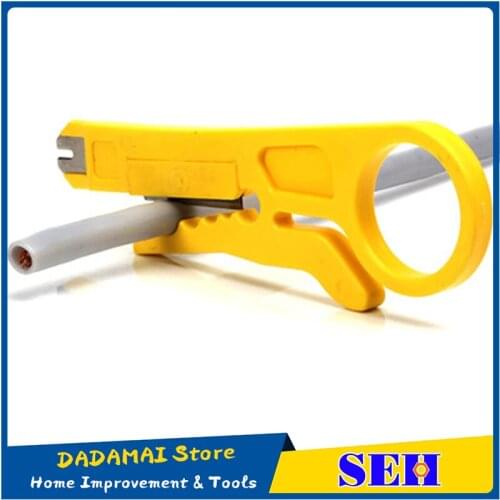 Mini Pocket Portable Wire Stripper Knife Crimper Pliers Tool Cable Stripping Wire Cutter Tool Parts