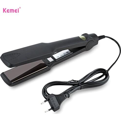 Kemei Professionale Piastra di Riscaldamento In Ceramica Tormalina Raddrizzatore Dei Capelli Strumenti Per Lo Styling Con Veloce