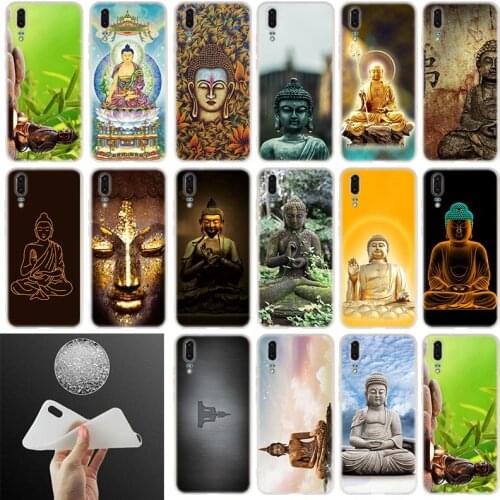 Soft Silicone Case Buddha For Huawei P40 P30 P20 Pro P10 Plus Lite P Samrt Z 2019 E 2020