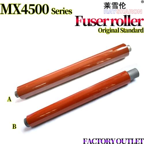 Lower Sleeved Pressure Roller For Use in Sharp MX 2000 2300 2700 2600 2601 3100 3500 4500 4101 500 NROLI1748FCZZ NROLM1749FCZZ