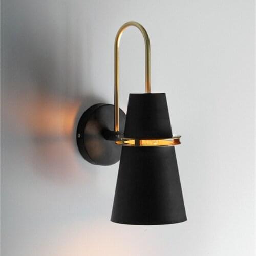 Nordic Vintage LED Wall Lamp Industrial Retro E27 Creative Sconce Reading Bedroom Living Room Decor Night Wall Lighting Fixtures