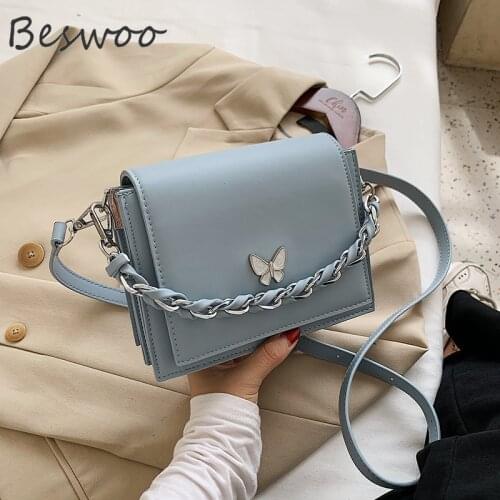 2021 New Luxury Designer Handbag Leather Solid Butterfly Fashionable Shoulder Bag Textured High Quality Crossbody Bags for Women