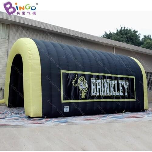 Personalized 7.2x3.5x3.5 meters inflatable football tunnel / tunnel tent inflatables / inflatable tiger mascot tunnel toy tents