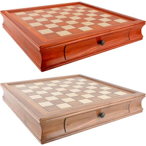 Luxurious Board And Board Game Chess 3 Inch Chess Pieces Walnut Board And Storage Drawer Children Gift Set