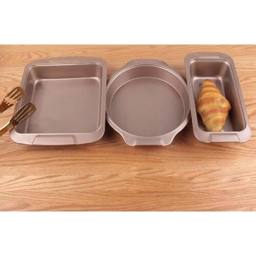 Loaf Pan Rectangular Large Capacity Carbon Steel No Burrs Oven Mould Toast Box for Kitchen