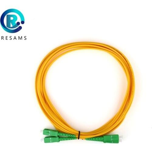 Resams SC APC SM DX Transmission Stability Low Insertion Loss Professional Manufacturer Branch Fiber Optic Patch Cord