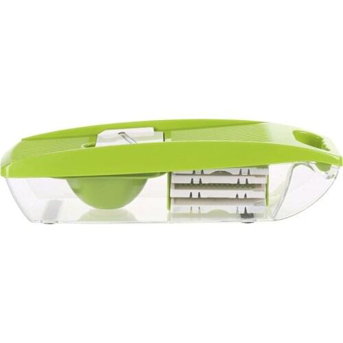 Green Adjustable Manual Vegetable Potato Slicer Fruit Tools with 5 Blades Stainless Steel Shredders Food Cutter Kitchen Gadgets