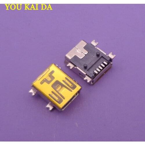 10pcs 5-pin Jack 5 PIN micro mini USB 5pin Connector Charging port socket for MP3 MP4 Mobile Phone Tablet replacement repair