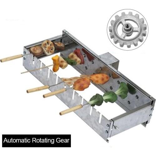 3Pcs DIY BBQ Frame Gear Automatic Rotating Gear Barbecue Accessories Mini Hardware Wheel Heat Resistant Aluminum