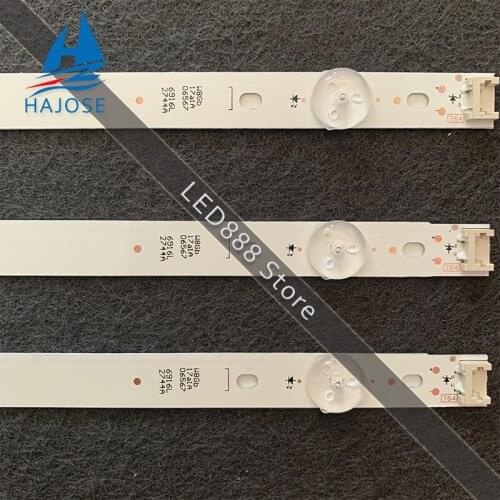 30PCS/set 8LED 840mm LED Backlight strip For LG 43UH620V 43UH610T 43UH630V 43UH603V 6916L-2744A UHD 1