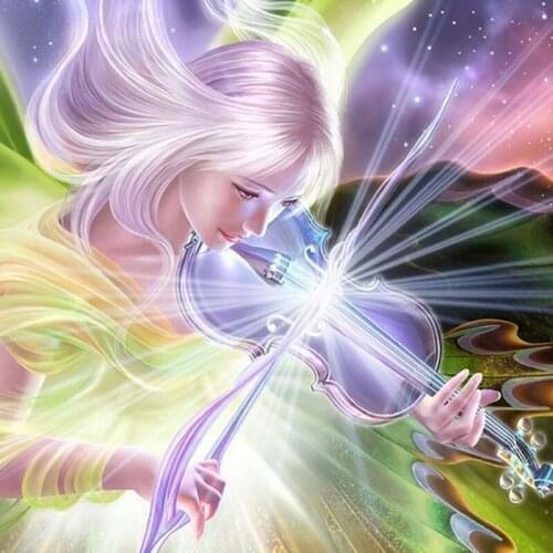 Beautiful girl playing the violin diamond Embroidery diy diamond painting mosaic diamant painting 3d cross stitch pictures H728