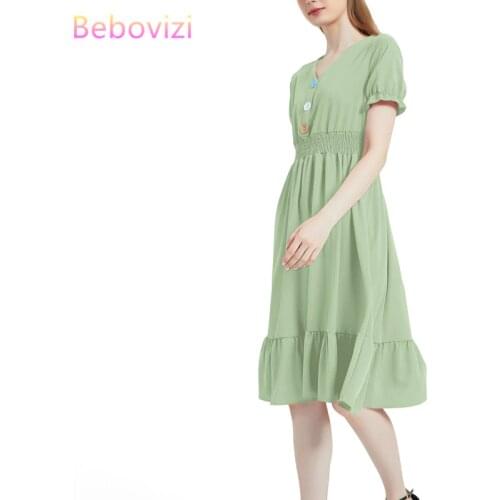 Bebovizi Green Summer Dresses