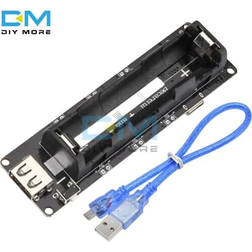 ESP32 ESP32S 18650 Lithium Battery Shield V3 Battery Holder Box 3V 5V for Arduino Raspberry Pi Mobile Phone with Cable DIY Kit