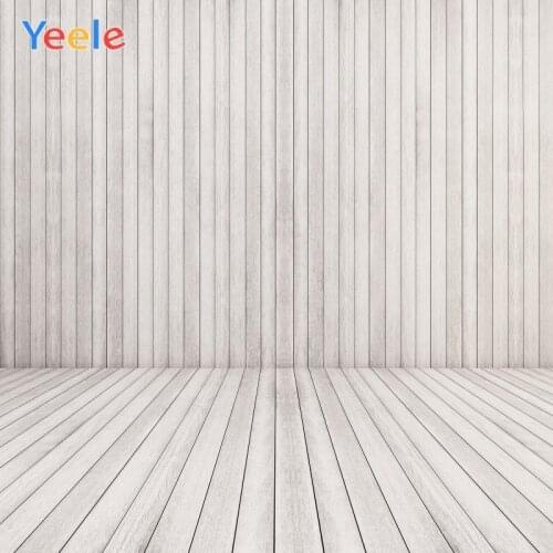 Yeele White Wooden Board Wood Floor Wall Photocall Photography Backdrops Personalized Photographic Background For Photo Studio