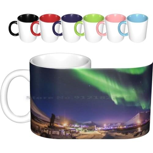 Northern Lights ( Iceland ) Ceramic Mugs Coffee Cups Milk Tea Mug Northern Lights Iceland Northern Lights Iceland Aurora