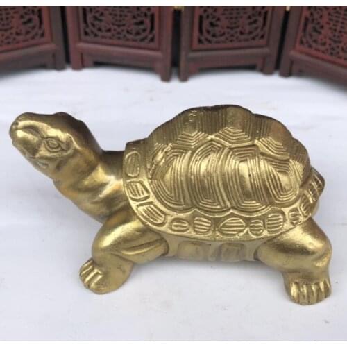 China brass tortoise crafts statue