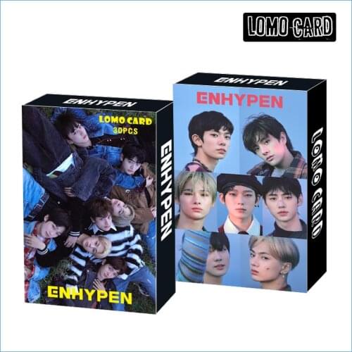 KPOP Straykids ENHYPENT Reasure NCT Peripheral Lomo Card Photo Card Message Card 30 Boxes