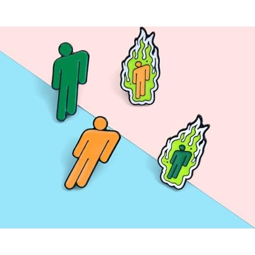 Cartoon Fun Color Logo Characters Enamel Brooch Pin Custom Alloy Badge Jewelry Clothes Bags Accessories Gifts For Friends