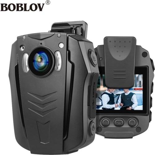 BOBLOV PD70 WiFi Body Camera 1296P Wearable Body Cameras Night Vision Camera Built-in Memory Small Body Audio Recording camera