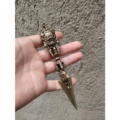 Nepalese pure copper Vajra pestle tibet buddhist