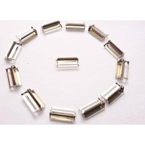 2.5cm Suspenders strap accessories metal silver adjust buckle Regulate clamp suspender, belt,100pcs/lot