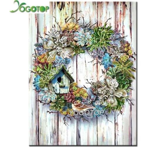 Full square/round Diamond Embroidery sale 5d Diy Diamond Painting Meaty plant diamond mosaic flower modern wall arts YY1223