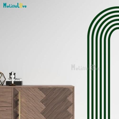 Boho Half Arches Geometric Shapes Decal Decor for Bedroom Nursery Design Removable Vinyl Wall Sticker BD763